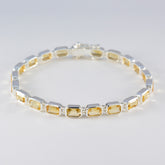 Mathilde Minimal Yellow Tennis Bracelet for Everyday Elegance